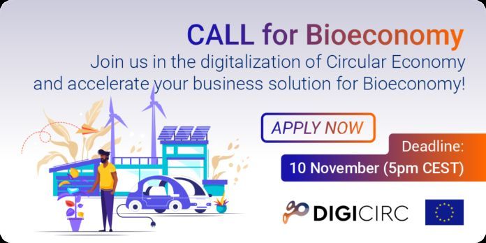 Bioeconomia: nuova Open Call DigiCirc per soluzioni innovative di PMI e startup